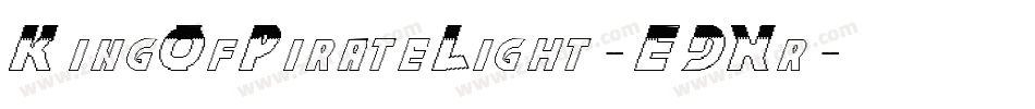 KingOfPirateLight-EDXr字体转换
