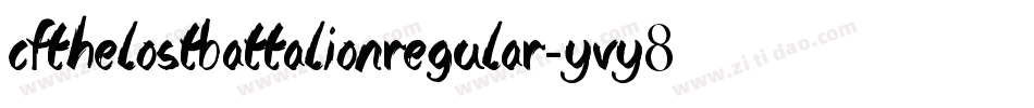 CfTheLostBattalionRegular-Yvy8字体转换
