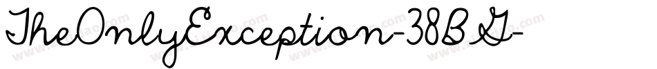 TheOnlyException-38BG字体转换 TheOnlyException-38BG字体转换