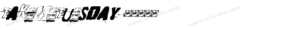 TakeMeTuesday字体转换