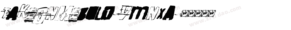 TakeOnMeBold-vmnxA字体转换