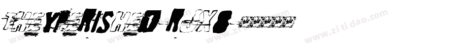 TheyPerished-rJX8字体转换