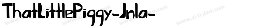ThatLittlePiggy-Jnla字体转换