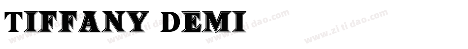 Tiffany-Demi字体转换