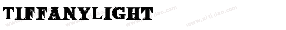 TiffanyLight字体转换