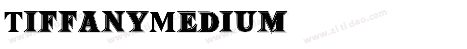 TiffanyMedium字体转换