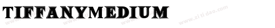 TiffanyMedium字体转换