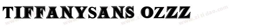 TiffanySans-oZzz字体转换