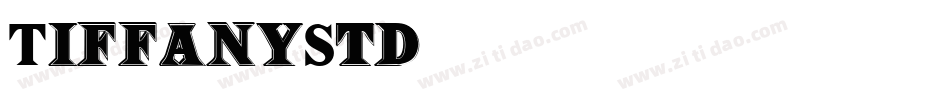 TiffanyStd字体转换