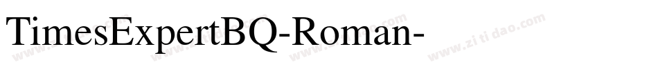 TimesExpertBQ-Roman字体转换