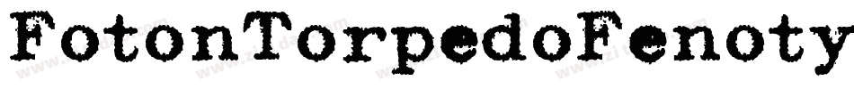 FotonTorpedoFenotype-g2xP字体转换