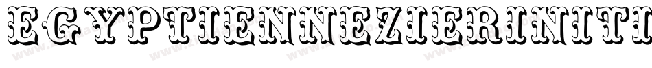 EgyptienneZierinitialien-Rpj6字体转换