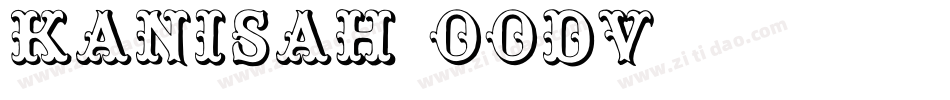 Kanisah-oODV字体转换