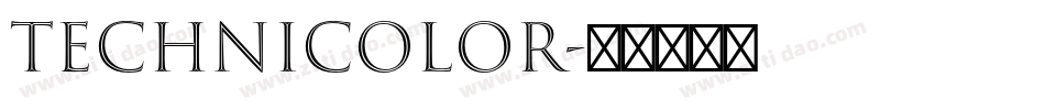 Technicolor字体转换