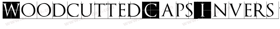 WoodcuttedCapsInvers字体转换