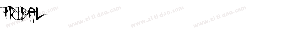 Tribal字体转换