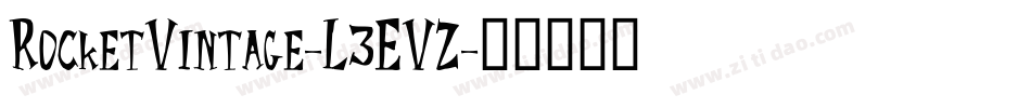 RocketVintage-L3EVZ字体转换