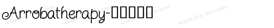 Arrobatherapy字体转换