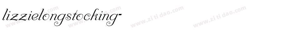 lizzielongstocking字体转换