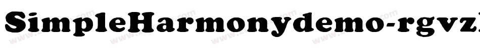 SimpleHarmonydemo-rgvzB字体转换