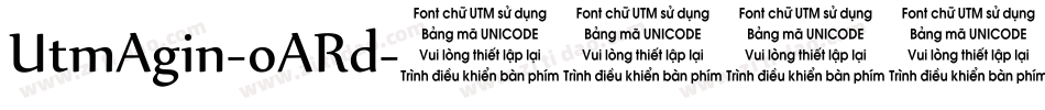 UtmAgin-oARd字体转换