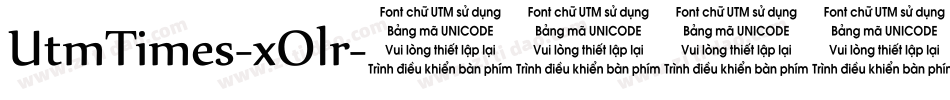 UtmTimes-xOlr字体转换