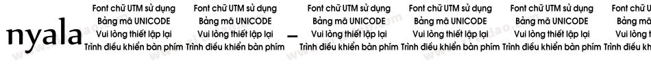 nyala字体字体转换