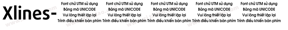 Xlines字体转换