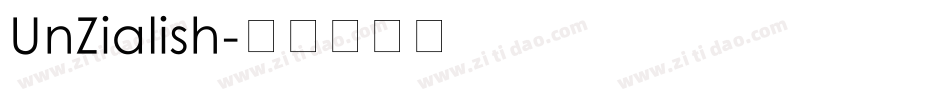 UnZialish字体转换
