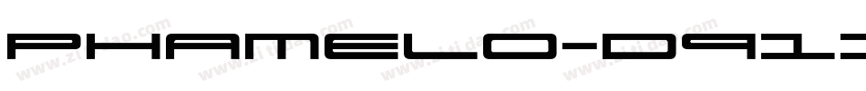 Phamelo-D911字体转换