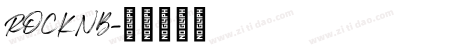 ROCKNB字体转换