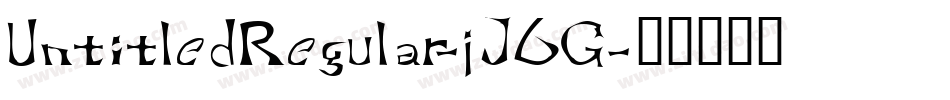 UntitledRegular-jJ6G字体转换