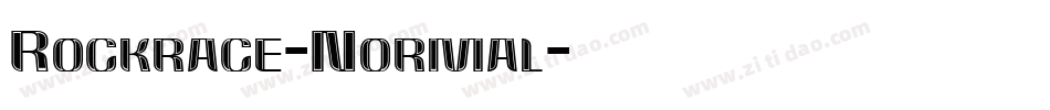 Rockrace-Normal字体转换