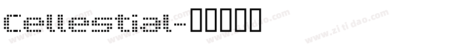 Cellestial字体转换