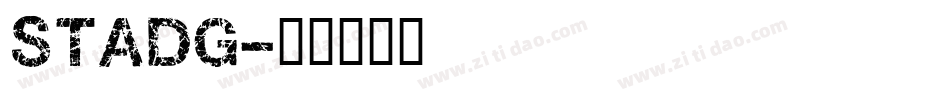 STADG字体转换