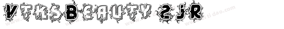 VtksBeauty-ZJR8字体转换