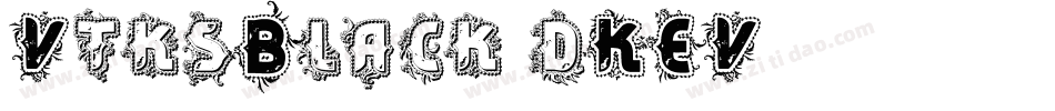 VtksBlack-dKEV字体转换