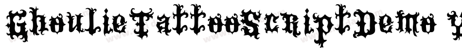 GhoulieTattooScriptDemo-YzXn8字体转换