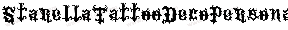 StarellaTattooDecoPersonal-qZZ4x字体转换