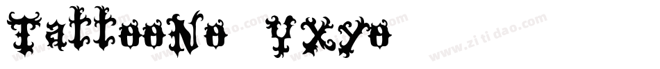 TattooNo2-YXyo字体转换