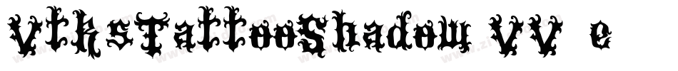 VtksTattooShadow-VV9e字体转换