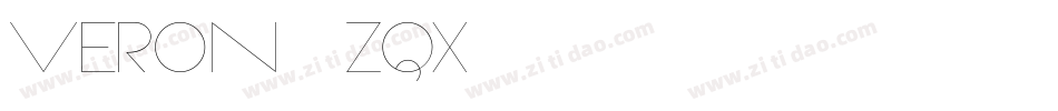 Veron-0zqX字体转换