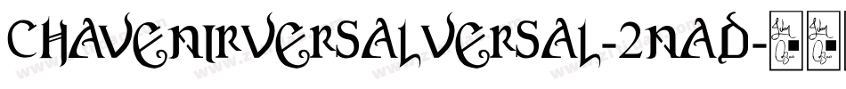ChavenirVersalVersal-2nAd字体转换