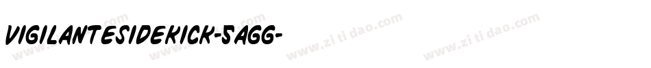 VigilanteSidekick-5aGG字体转换