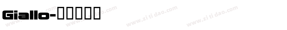 Giallo字体转换