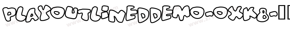 PlayOutlinedDemo-OXK8字体转换