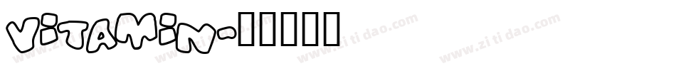 VITAMIN字体转换