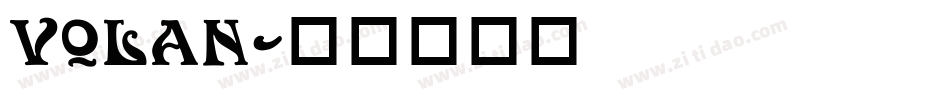Volan字体转换