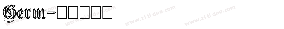Germ字体转换
