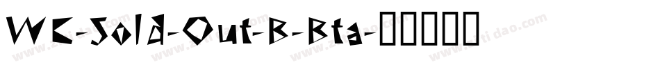 WC-Sold-Out-B-Bta字体转换
